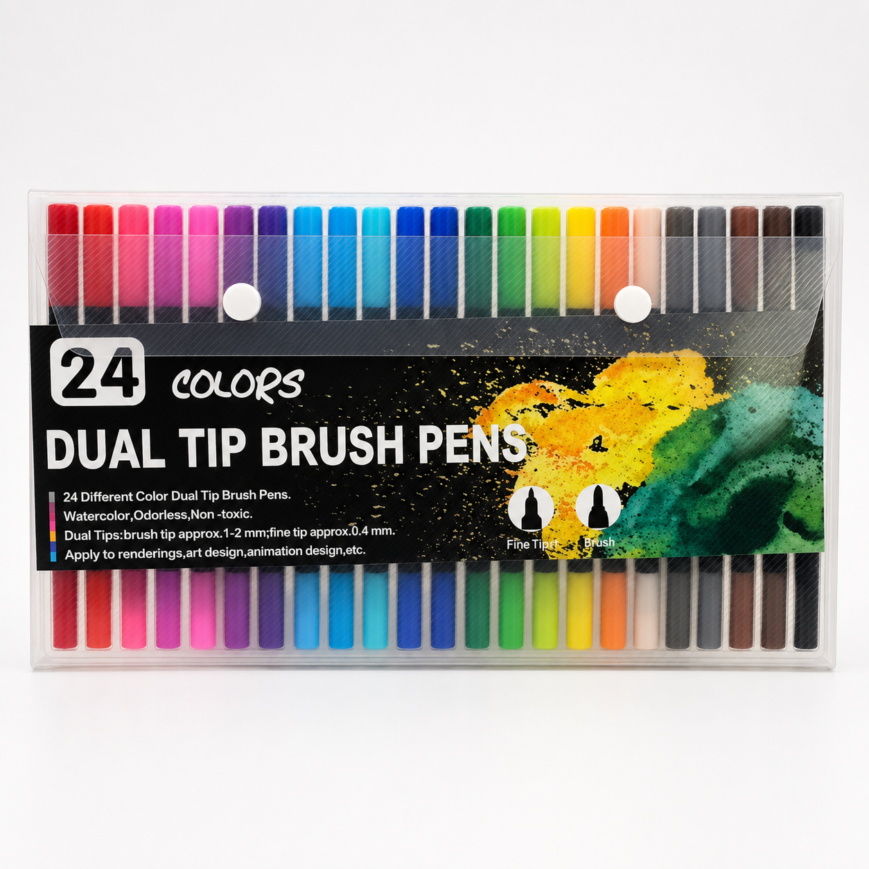 Coloring book with 100 drawings
