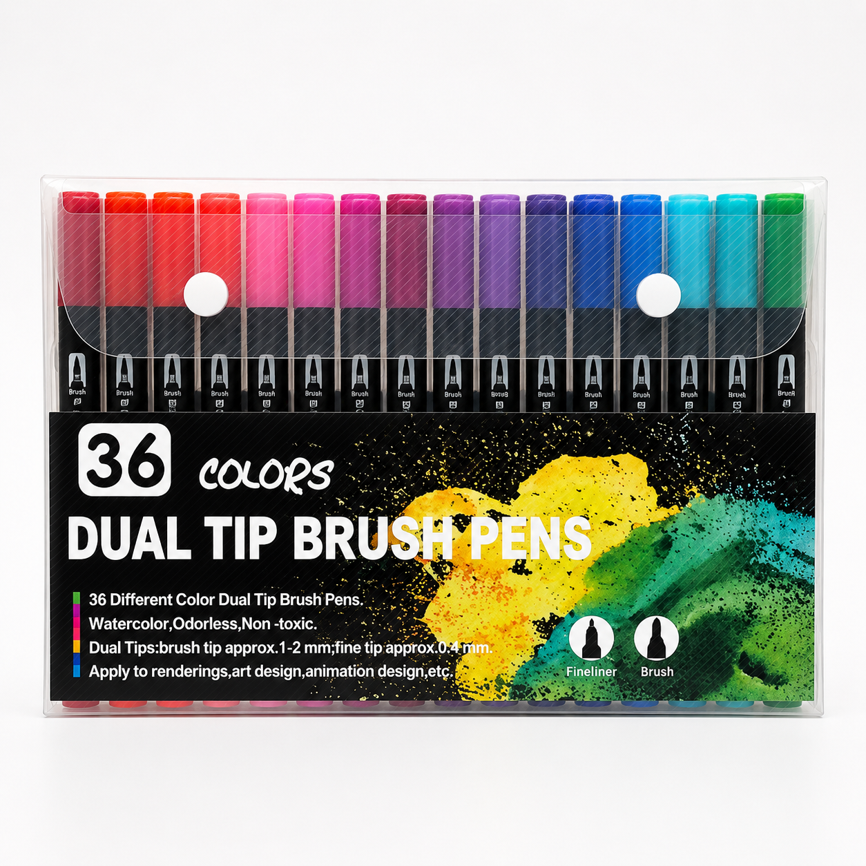 Coloring book with 100 drawings